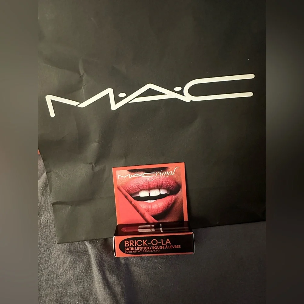 MACximal Satin Lipstick Mini – Brick-O-La (Warm Dusty Rose) | NWT